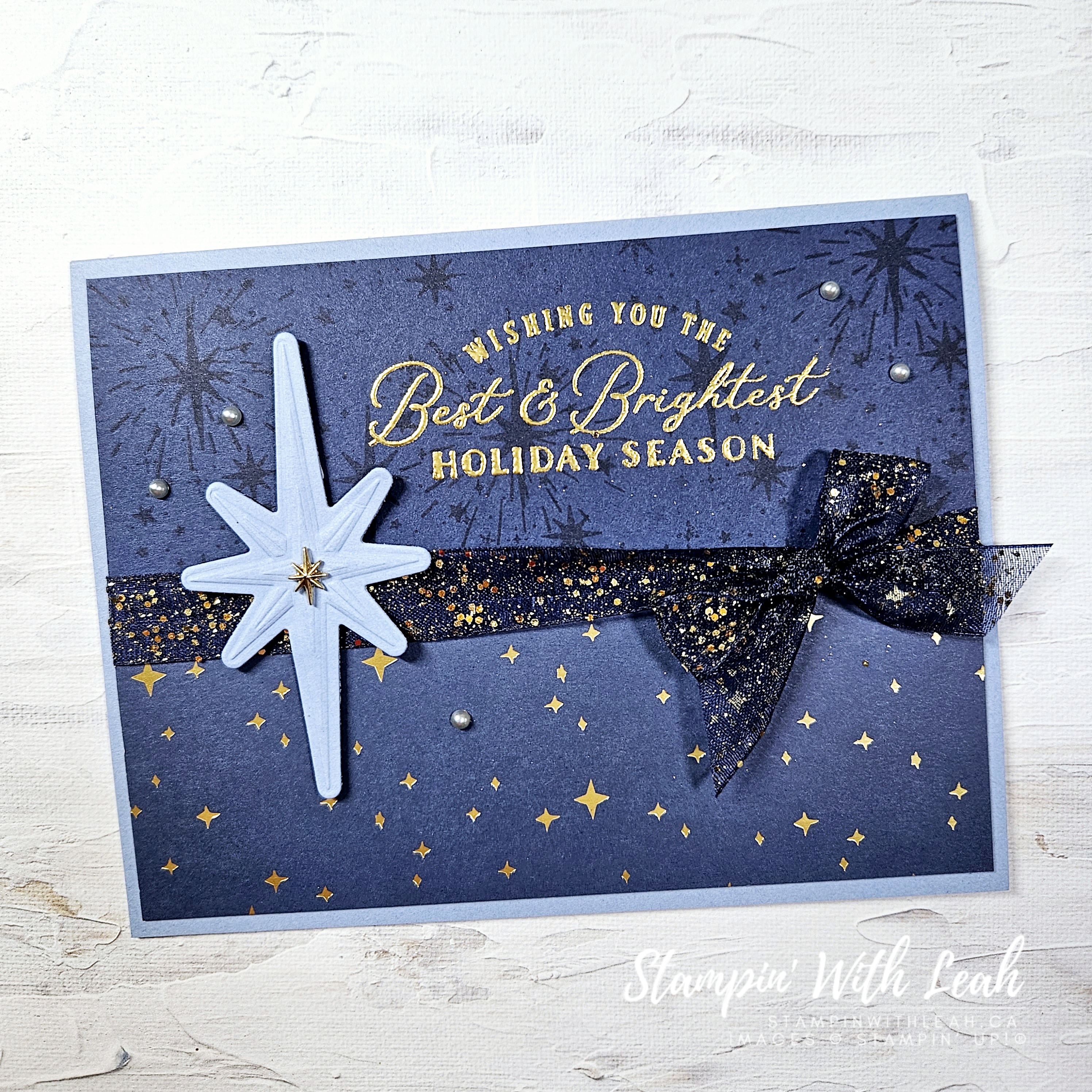 Stars At Night Card Class To Go | Stampin With Leah