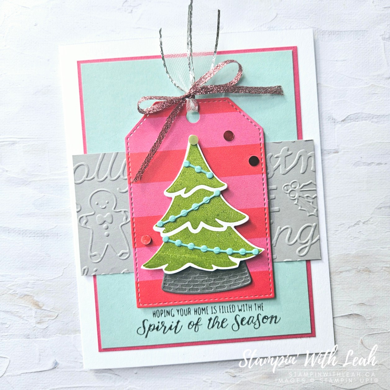 Merriest Trees Card Class To Go | Stampin With Leah