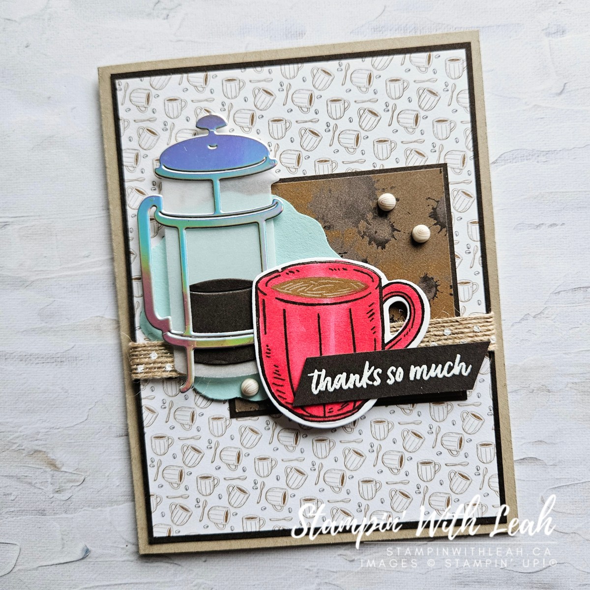 Latte Love – Online Exclusives by Stampin’ Up! | Stampin With Leah