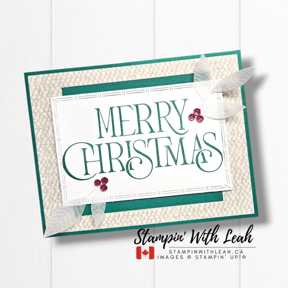 Merry Christmas — Hand Stamped Sentiments Colour Challenge&nbsp;#HSS478