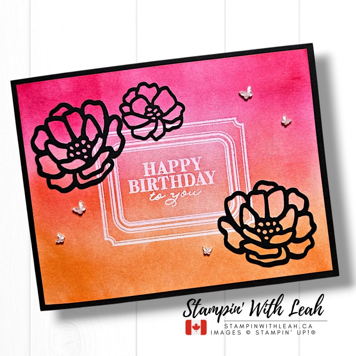 HSS492 – A Bold Floral Birthday&nbsp;Card