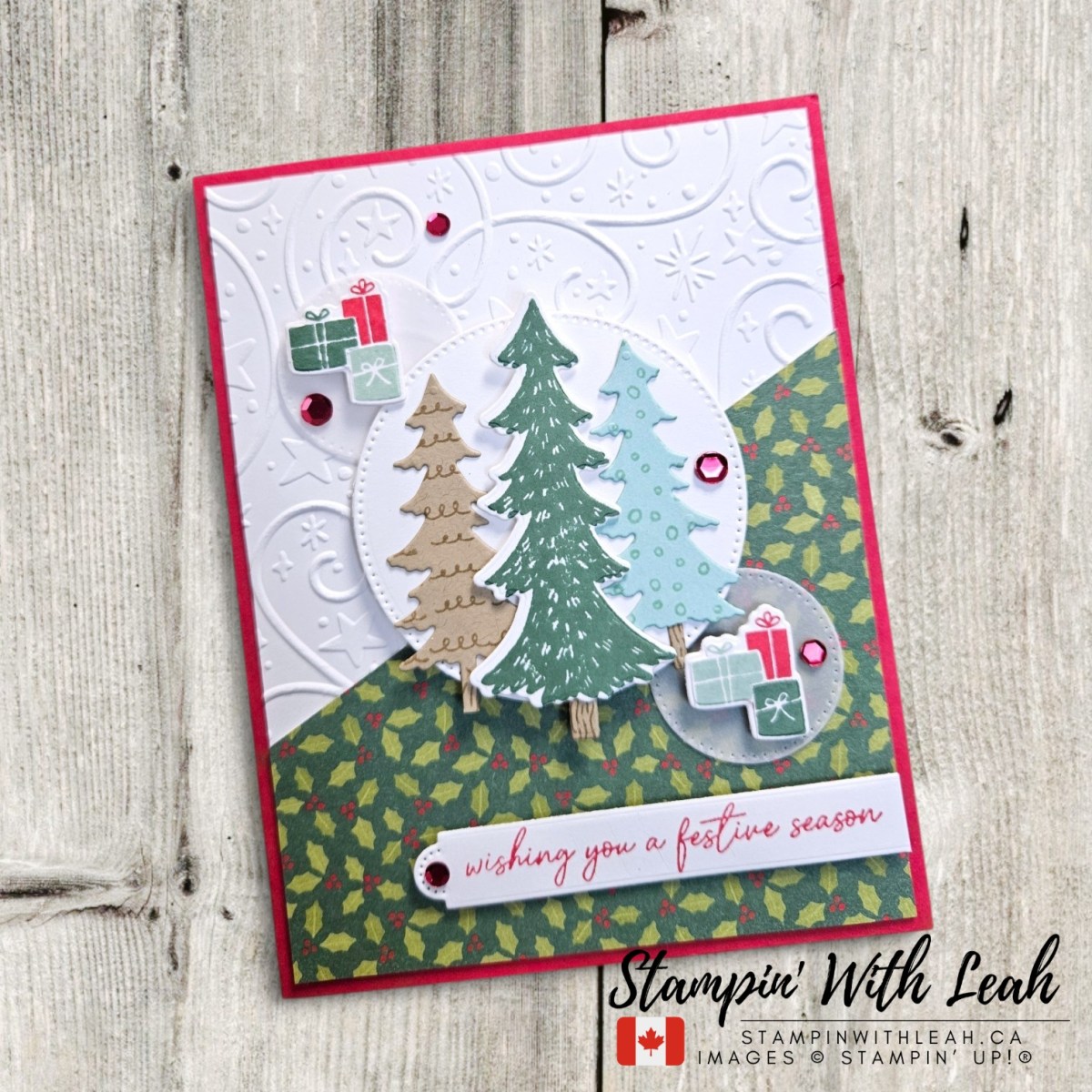 HSS497 Sketch Challenge – Holly Jolly Christmas&nbsp;Card