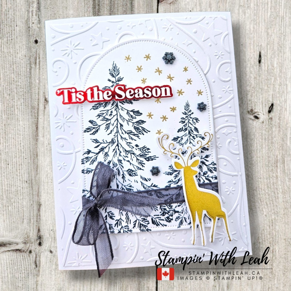 Festive Friday: Graceful Evergreen Deer Christmas&nbsp;Card