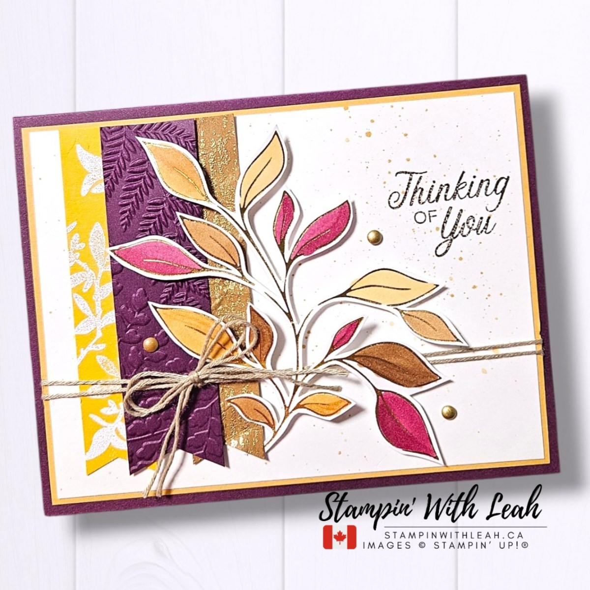 October Coast to Coast Creators Blog Hop – Autumn Colours & a Little Hot Foil&nbsp;Shine!