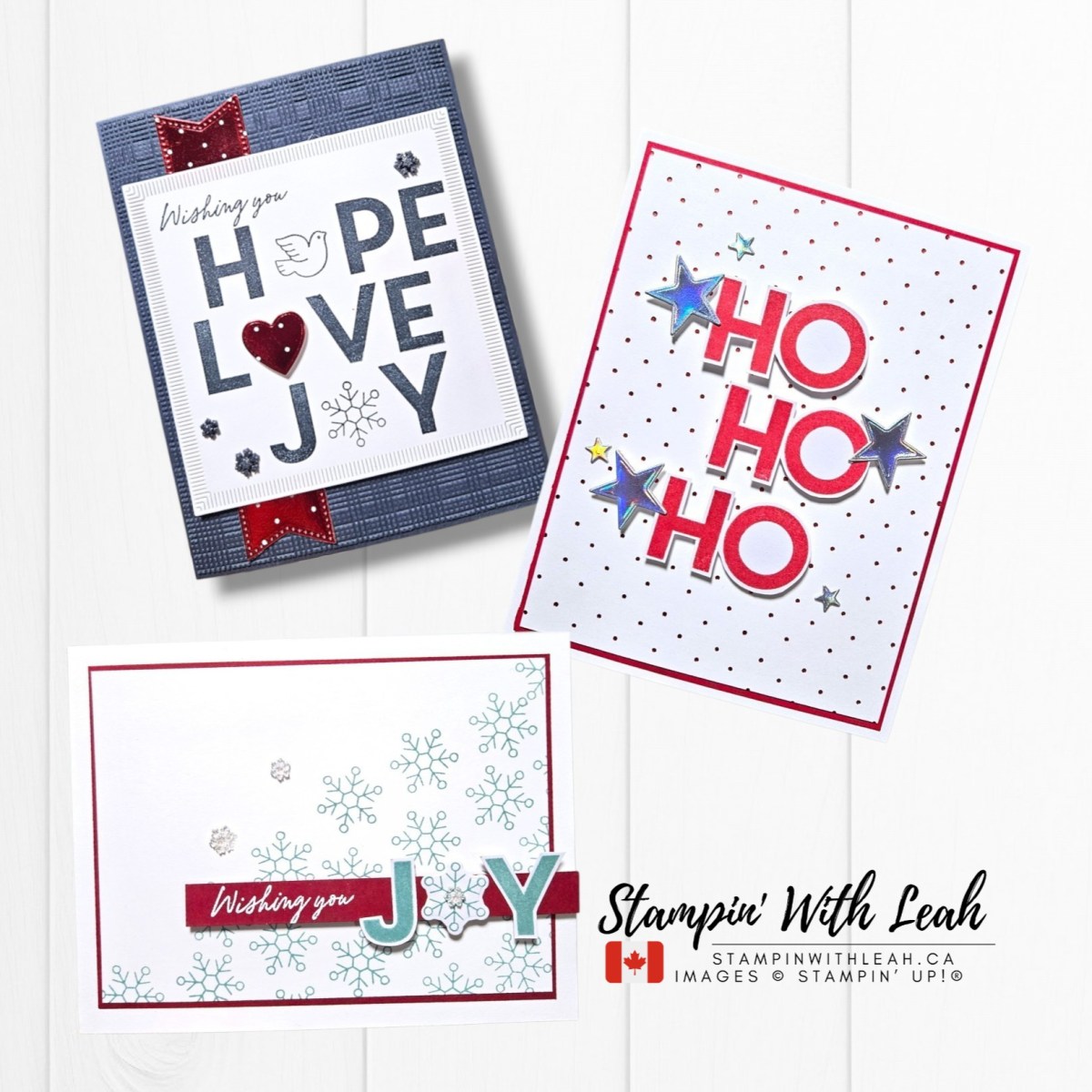 Hope Joy Love – 3 Christmas Cards & Hot Foiling | LIVE&nbsp;Replay