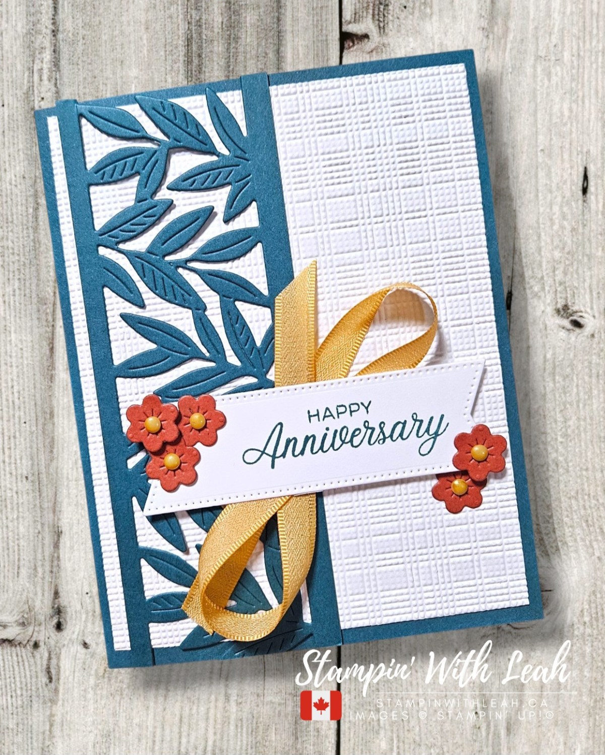 GDP569 – A Handmade Anniversary Card with Botanical&nbsp;Expressions