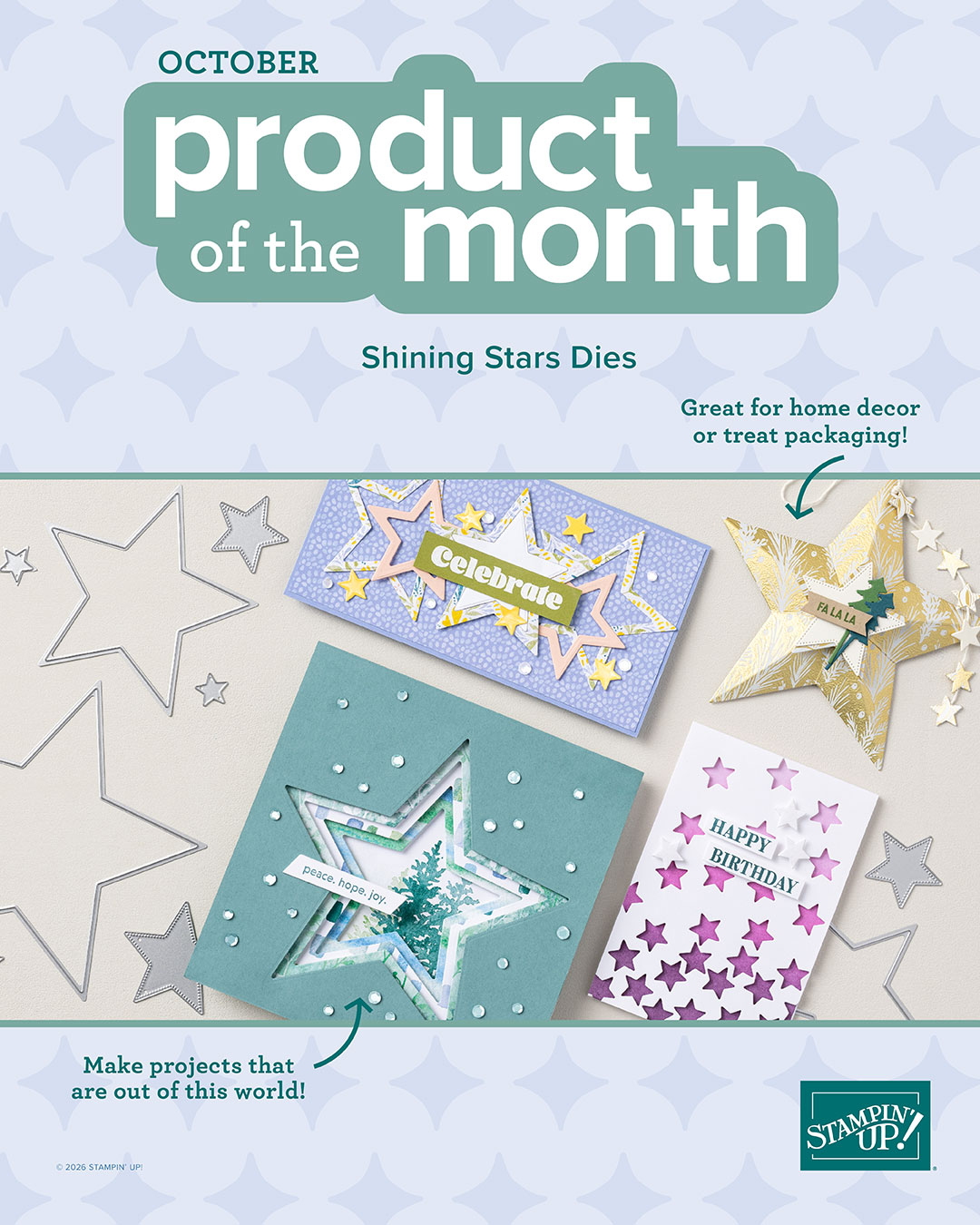 October Product of the Month: Shining Stars Dies&nbsp;⭐
